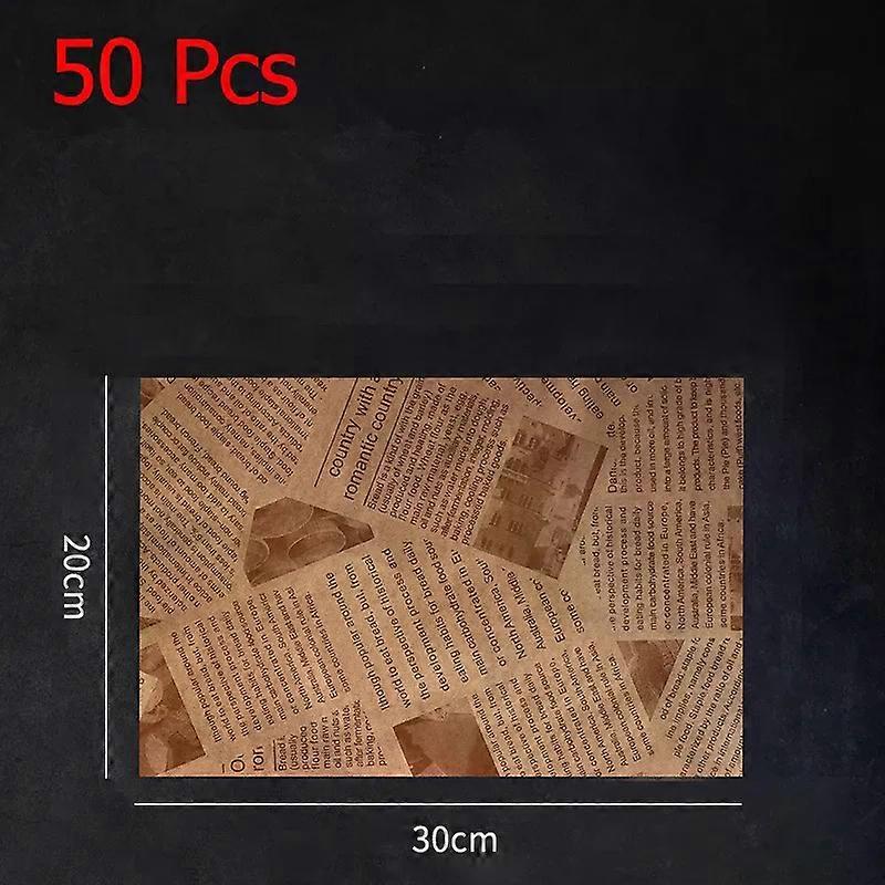 Γραφείο LMETJMA 50Pcs Premium Deli Paper Sandwich Wrapping Paper Greaseproof Non-κολλητικό χαρτί περγαμηνής Baking Paper For Bread Pizza JT69