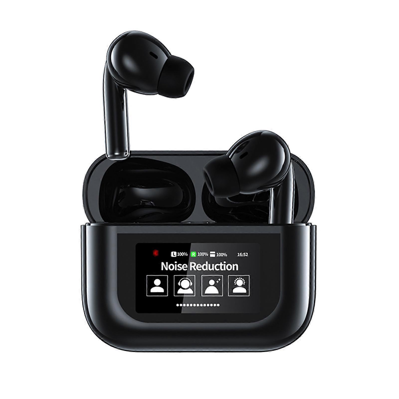 BT5.4 Wireless Earbuds - Touchscreen Case, ANC, Low Latency Gaming, HD Sound Quality