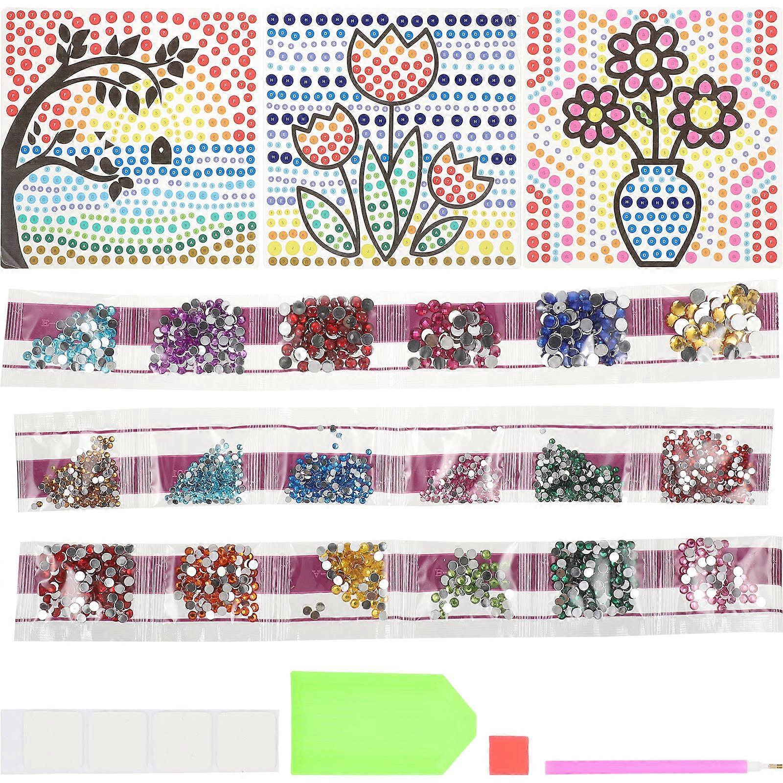 1 σετ DIY Gemstone Craft Kit Creative Window Decor &; Art Activity για γενέθλια, πάρτι και δημιουργική διασκέδαση