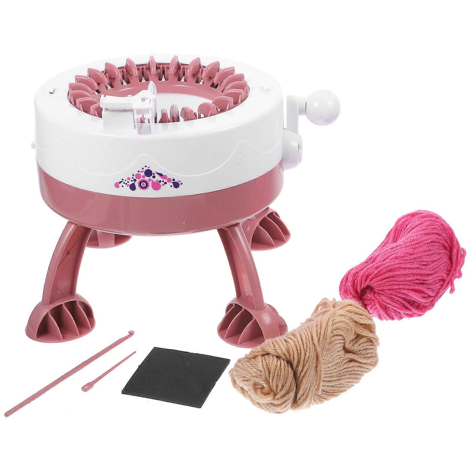 Weaving Loom Toy Compact and Simple Appearance for Children's Day Pink 1Pcs