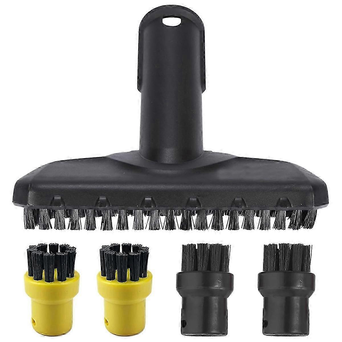 Replacement Small Round Brush Heads for Steam Mop - Compatible with Various Models for Deep Cleaning & Refreshed Floors