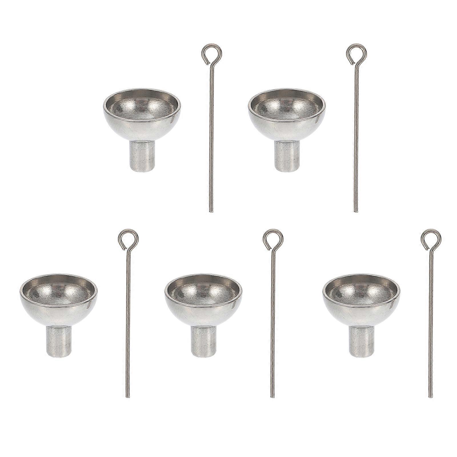 Stainless Steel Funnel for Household Use Silver Color Great for Essential Oils and Small Bottles 1 Set Small Size