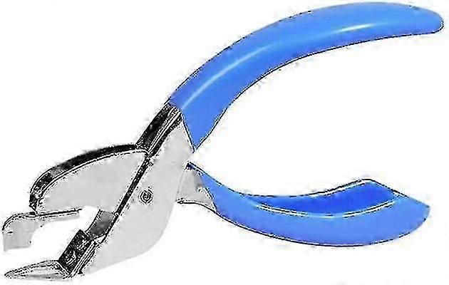 Quick Staple Remover Tool with Rubber Handles for Easily Removing Staples