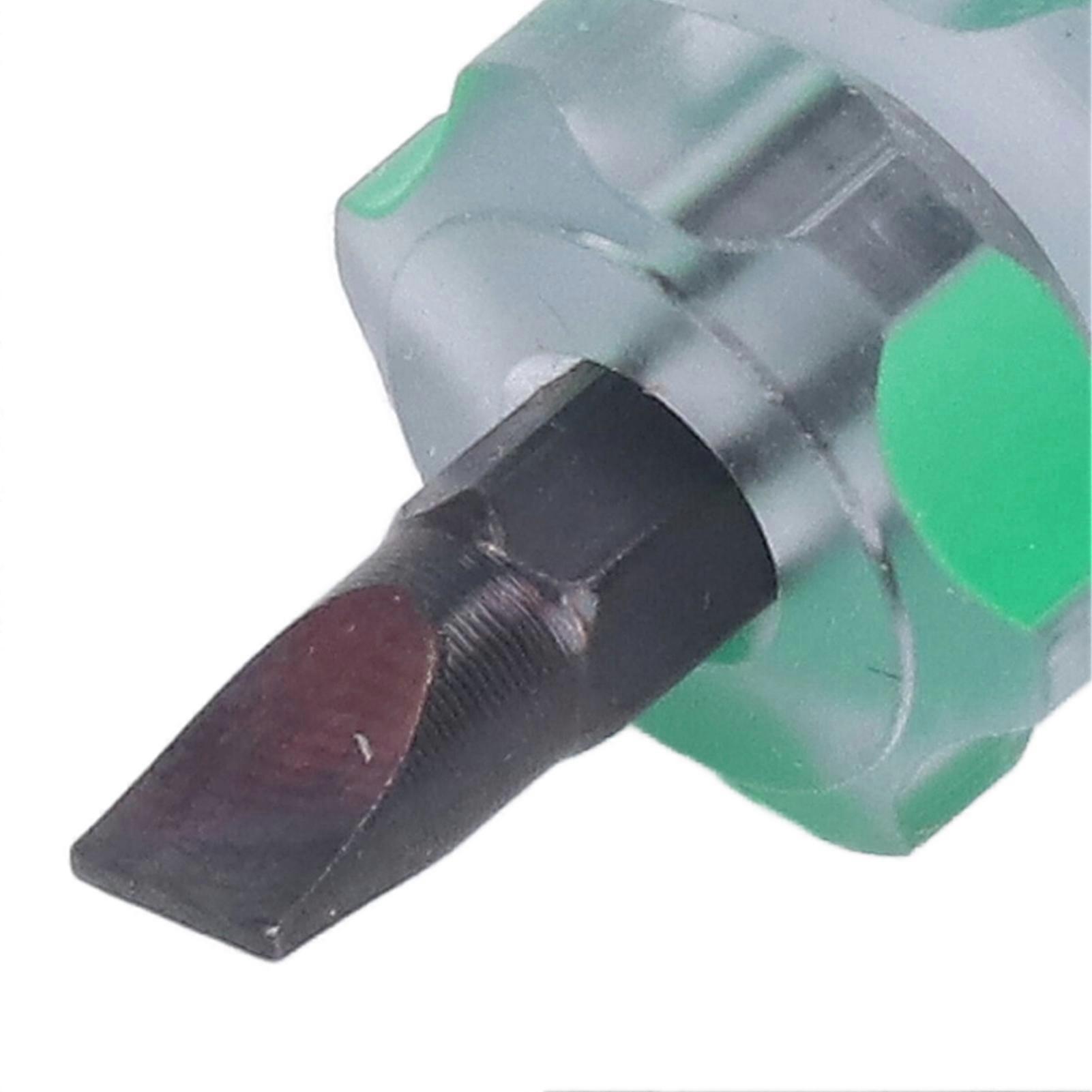 7pcs Stubby Flathead Screwdriver Multifunction Dedicated Sewing Machine Stubby Screwdriver with Ergonomic Nonslip Handle