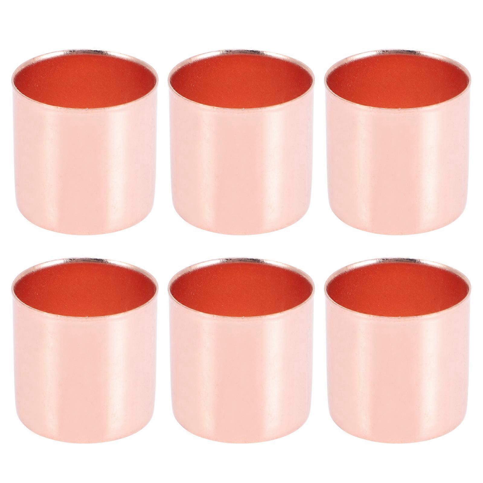 Golden Iron Candle Holders with Simple Practical Design for Decoration Create Romantic Atmosphere 6pcs
