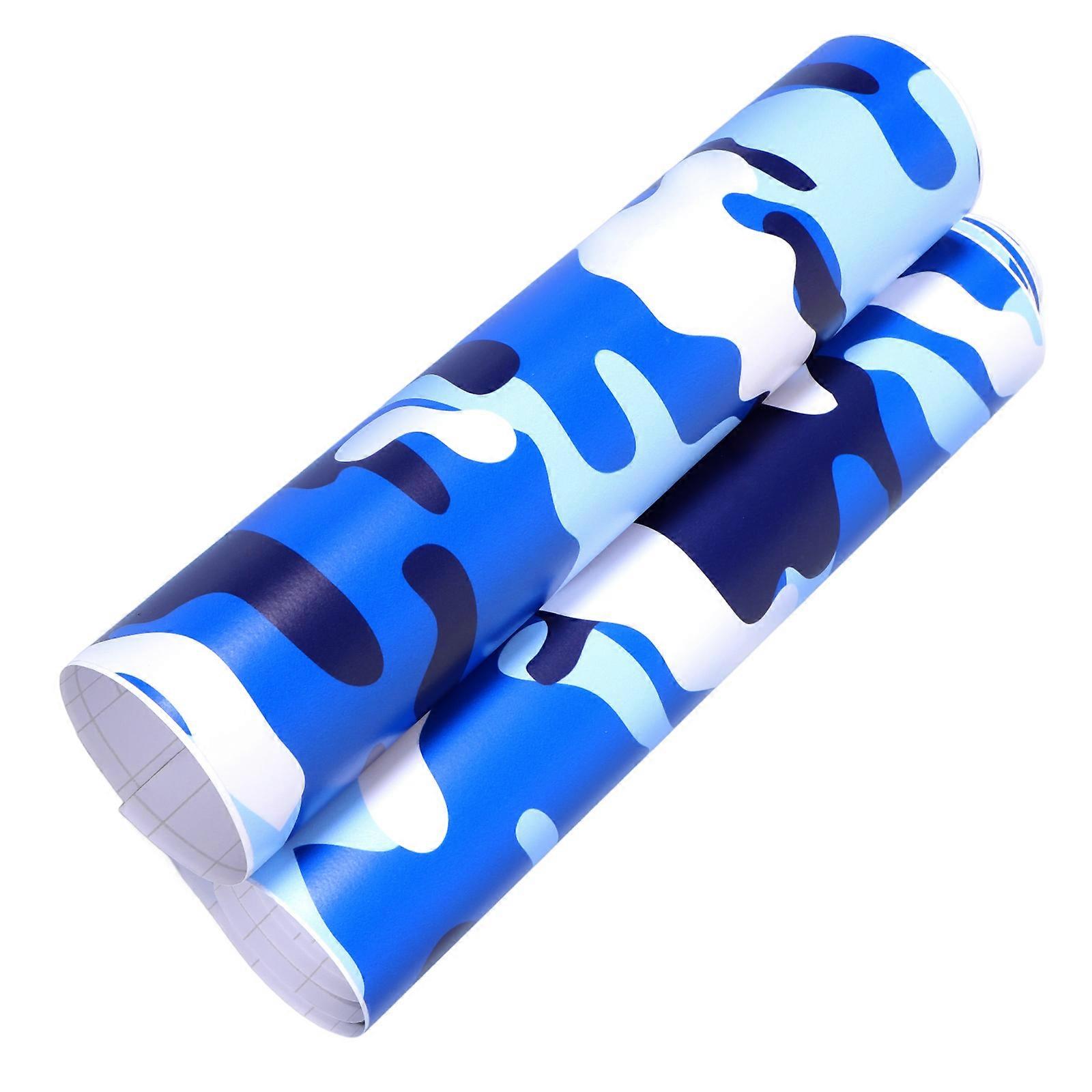 Vehicle Wrap PVC Material Camo Styling Car Body Stickers 152.00X30.00X0.01CM UV Protection DIY Users 1Set