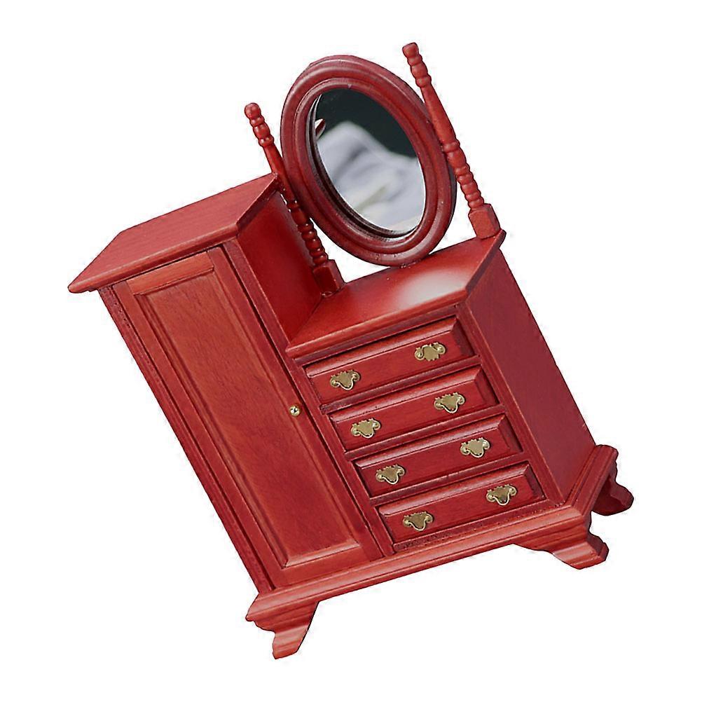 Small Dressing Table Drawer Cabinet Creative Prop 15.1X11.3X4.2CM Decorative 1Pcs