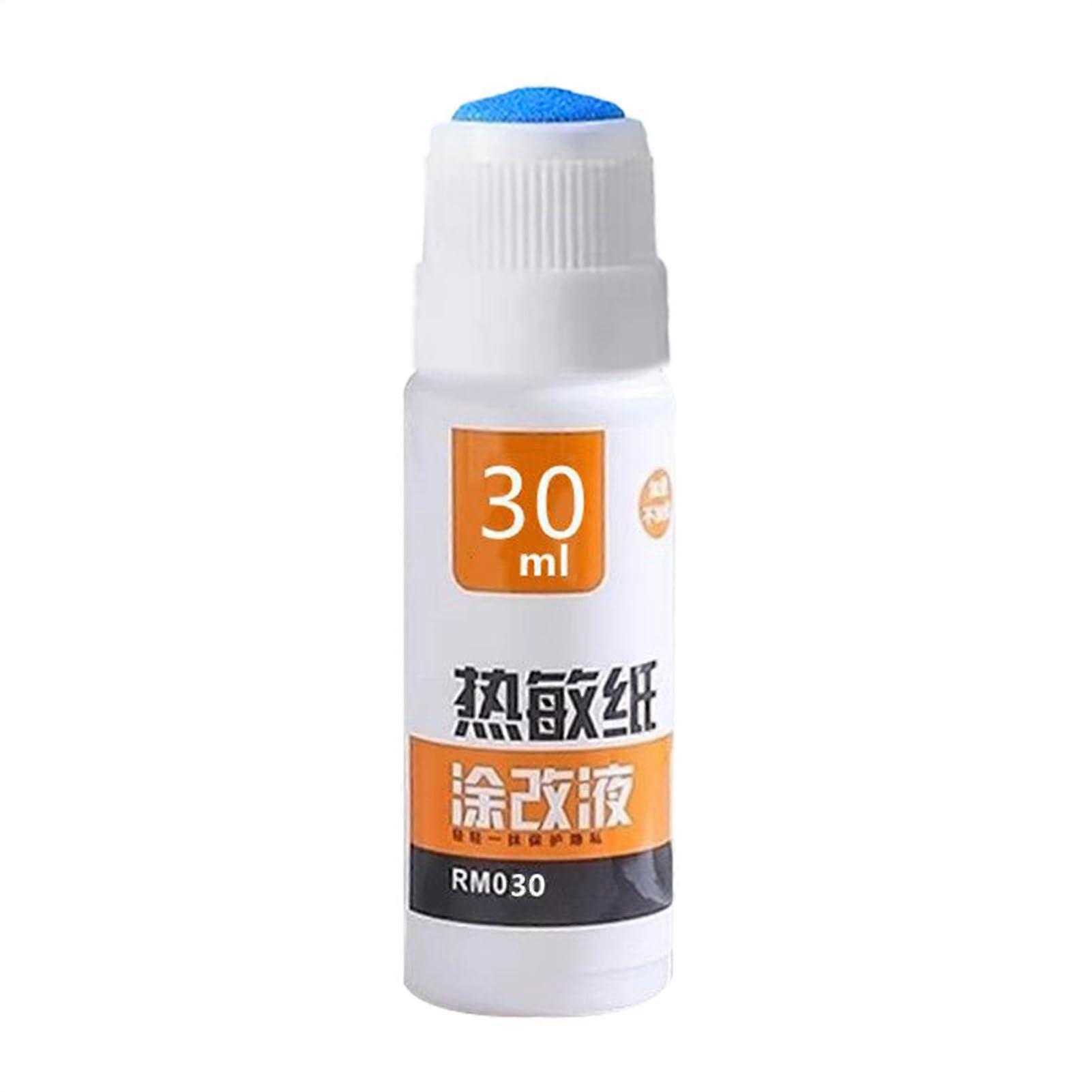 Correction Fluid for Thermal Paper Correction Fluid for Thermal Paper 55ml or 30ml Correction Fluid for Handwriting, Teens and Adults