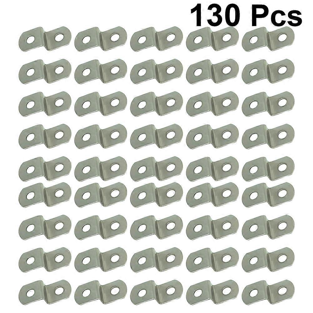 Metal Silver Corner Code Picture Hanging Kit with Small Nails for Photo Use and Wood Frames 130