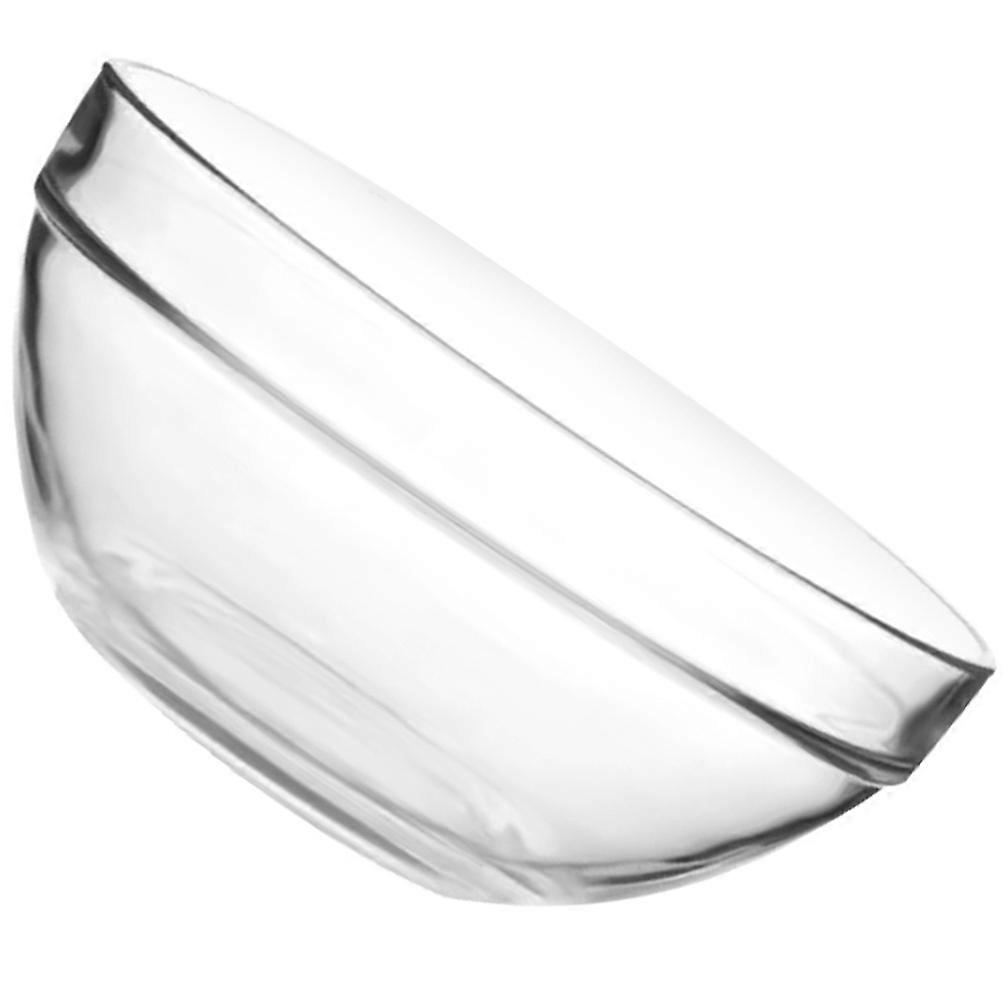 Glass Mixing Bowls Set For Fruits Salad Desserts And Snacks Creative Design 20.00X20.00X9.00CM 2Pcs