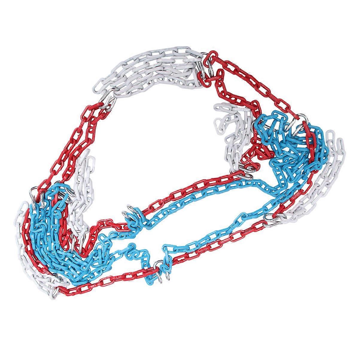 Basketball Net Heavy Duty Metal Chain Link Standard Hoop Compatible Weather Resistant 1Pcs