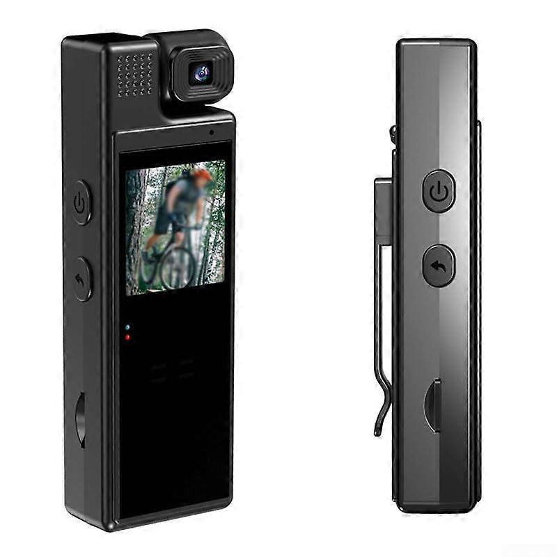 Rotatable Night-Vision Body Camera Mount For 1080P HD Action Camera With 1.3-Inch Screen