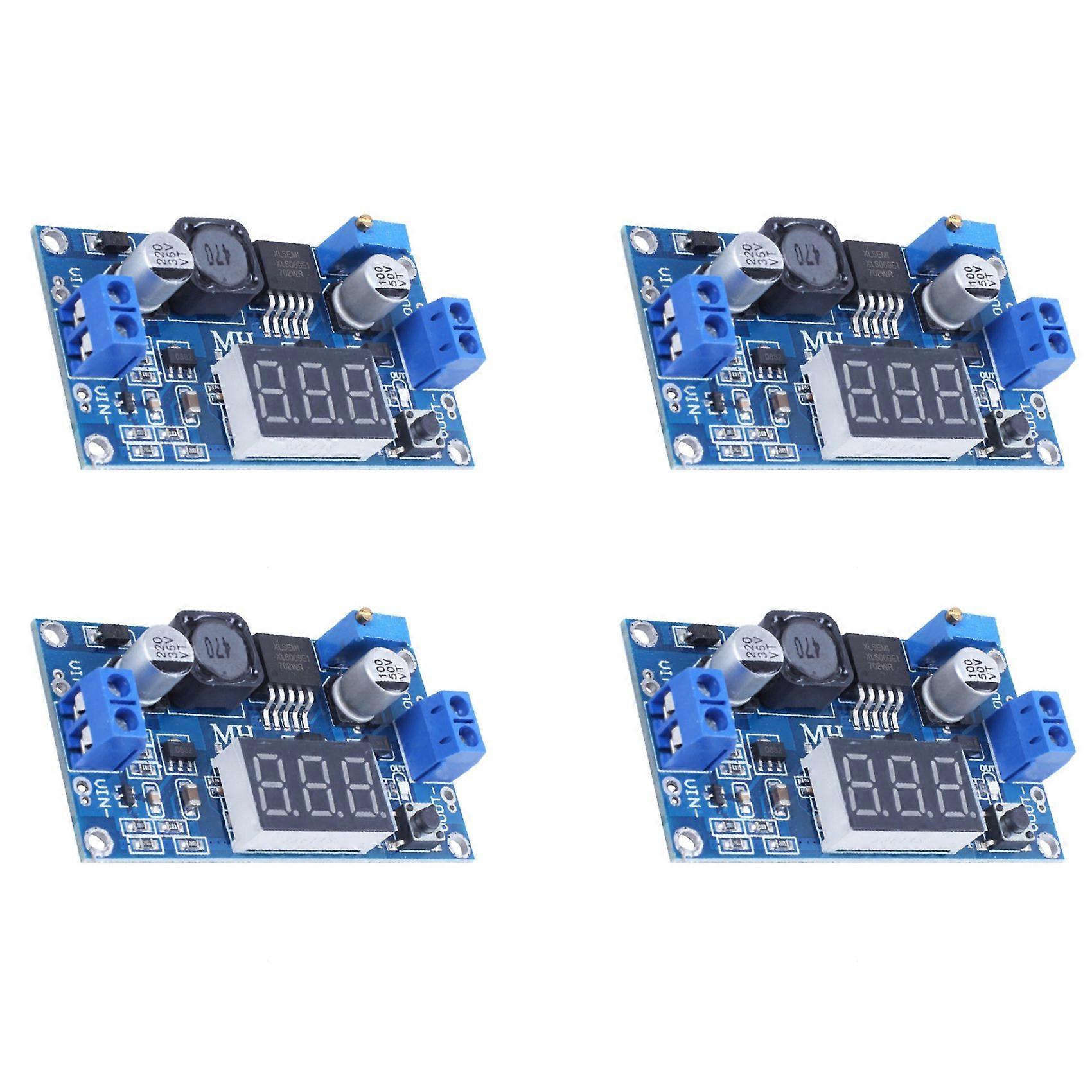 4X DC-DC Step-Up Converter Module 4A Power Supply Voltage Adjustable XL6009E1