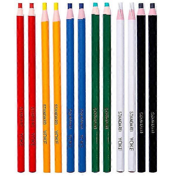 12-pack colorful crayons, drawing crayons, non-cutting crayons, scalable crayons (16.5X1X1CM, multicolored)