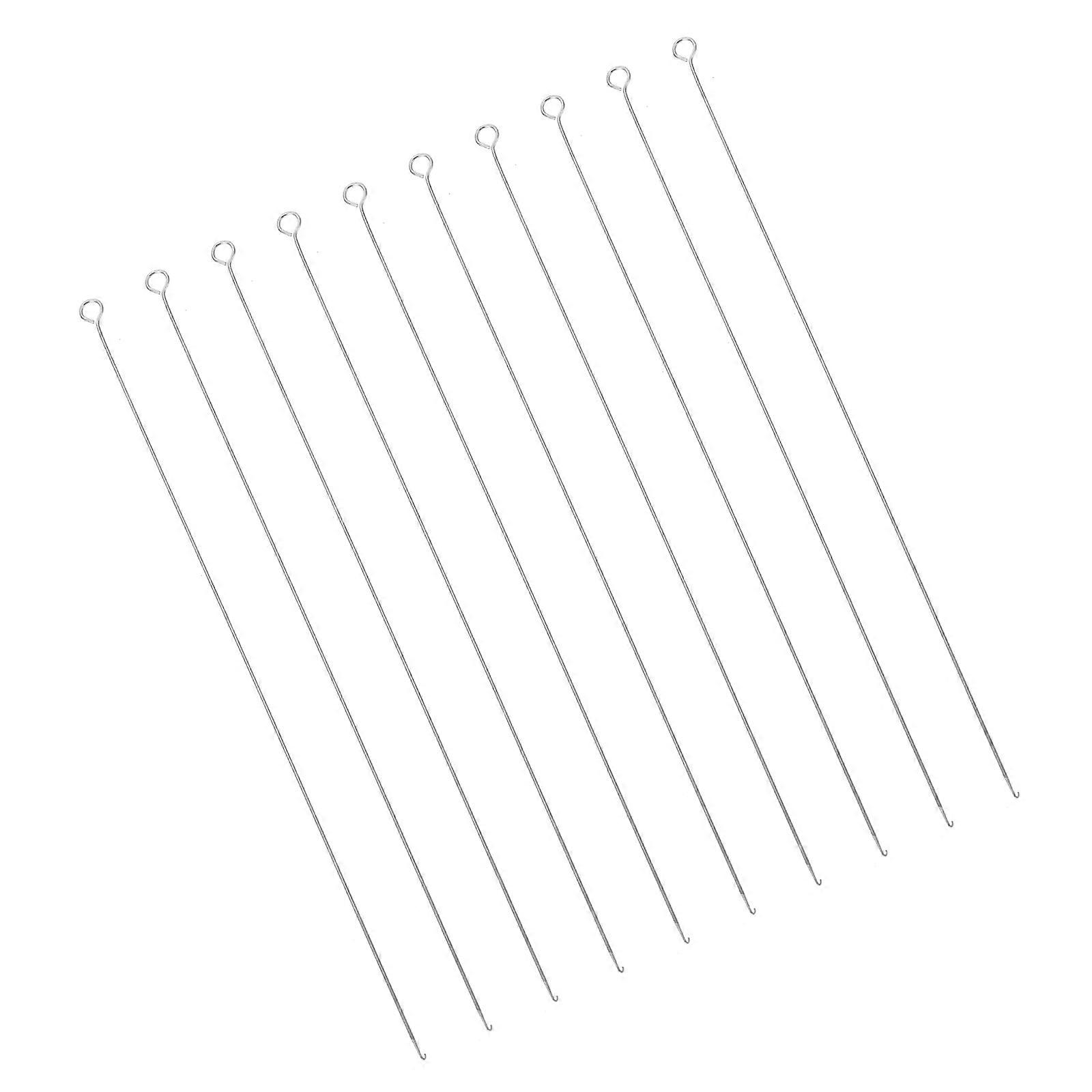 Beading Needles Beaded Supplies For Craft Projects 16.50X0.50X0.08Cm Simple Design Bead Stringing 10Pcs