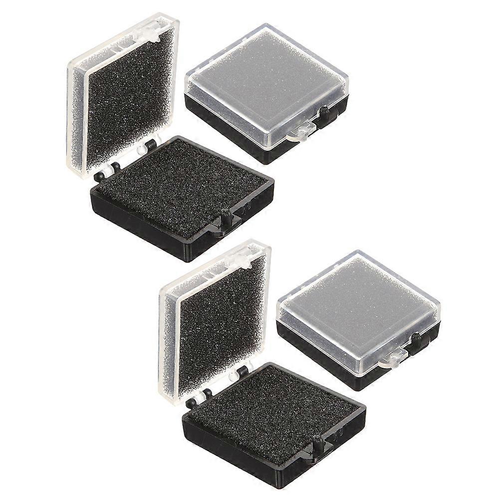 4pcs Clear Anti Static Foam Storage Box for Electronic Components with Protective Padding for Chips Samples Organization Display