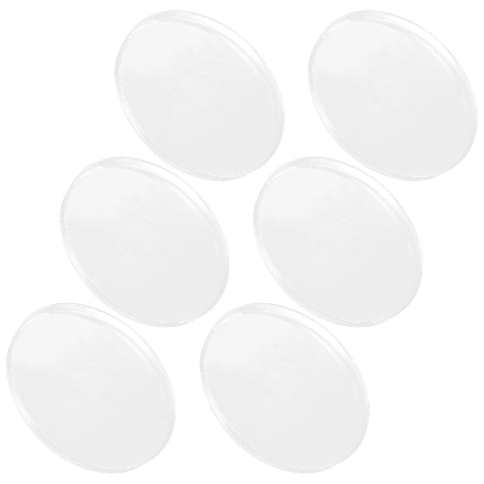Clear Scale Cover For Mechanical Platform Scales Weighing Food 20.70X20.70X1.30cm Transparent Plastic Protection 6Pcs