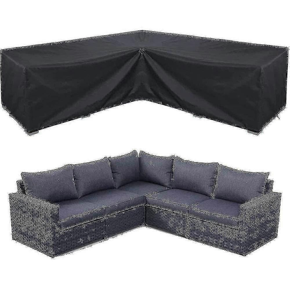 Waterproof Corner Sofa Cover for Garden Furniture Set - Outdoor Sectional Furniture Protector with Durable Design