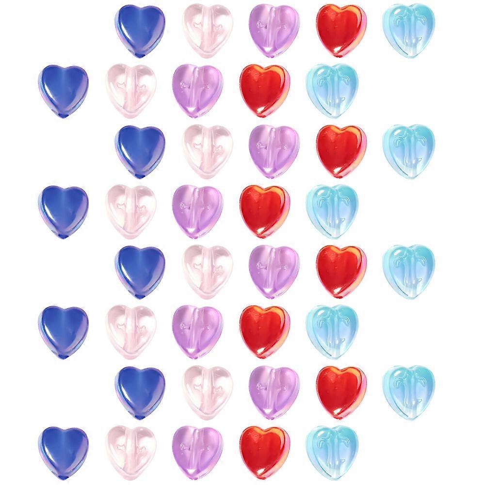 Spacer Beads Heart Shape 300Set Assorted Color For Arts And Crafts Projects Suitable For Kids And Adults