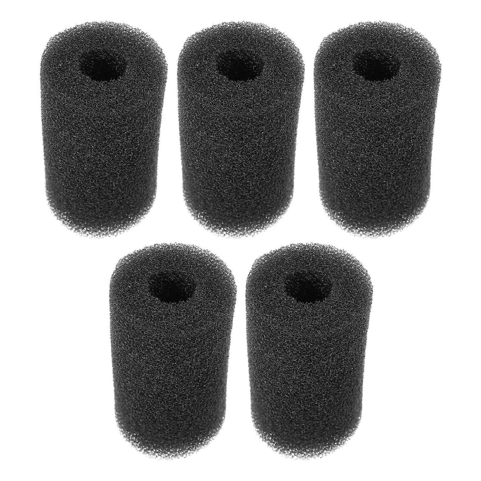 5pcs Pre Filter Sponges for Aquariums – Durable Fish Tank Inlet Protectors with Easy Installation, Particle Trapping, Suitable for Freshwater &