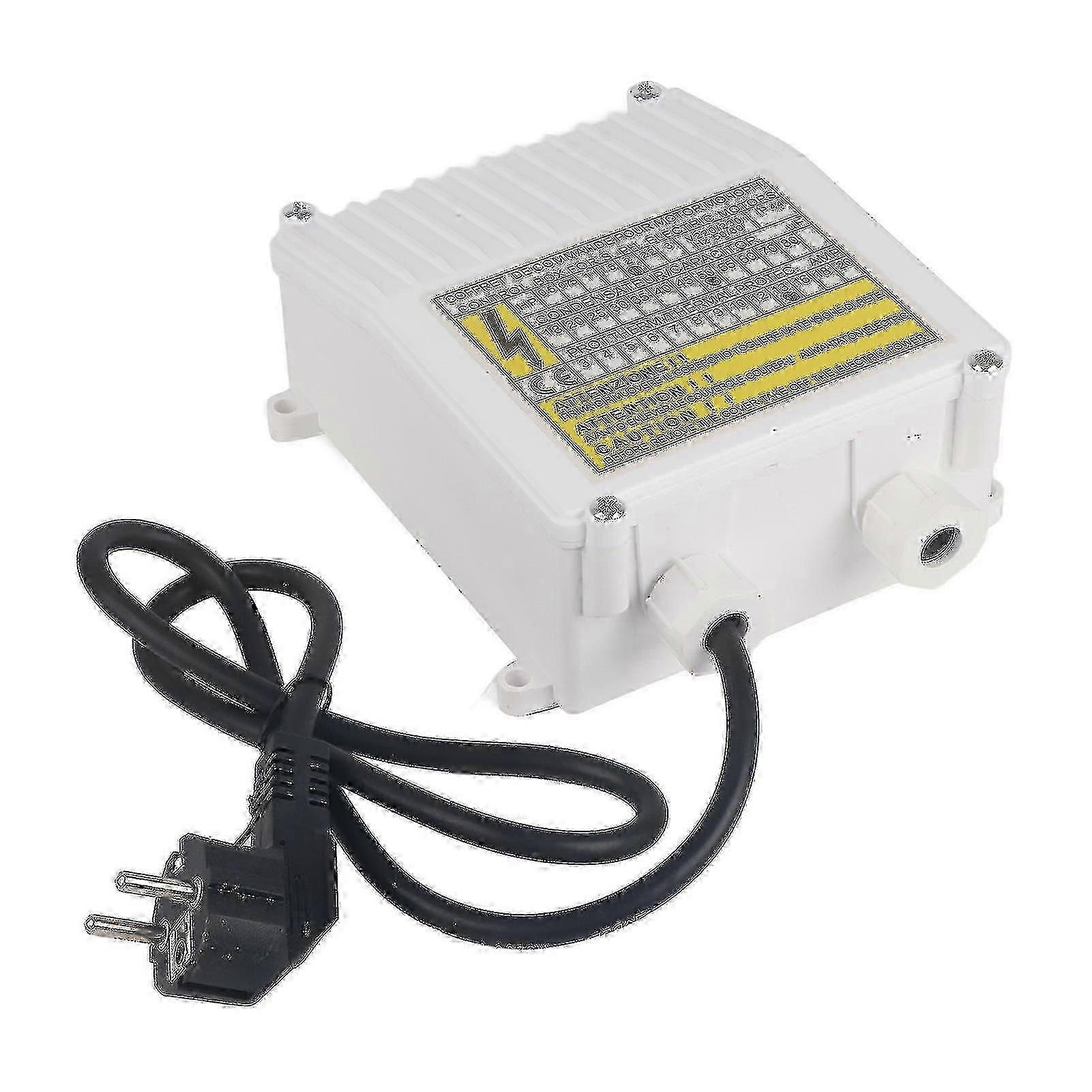 Pump Control Box Bulit In Thermal Protection Circuit Breaker Controller For Deep Well Submersible Household Suction Pumps