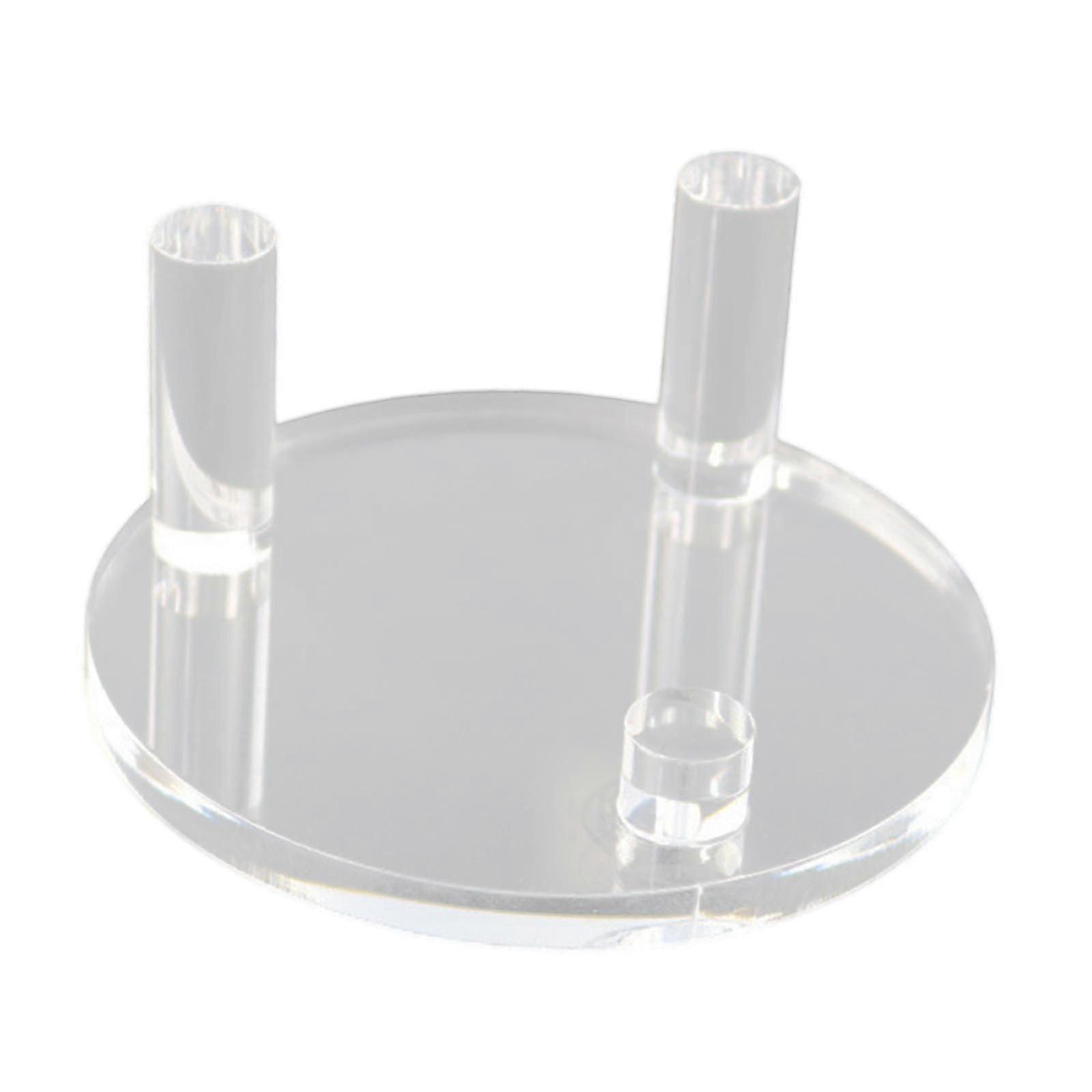 Rock Display Stand Home Decor with 3 Columns for Mineral Jewelry Party Favor 5CM