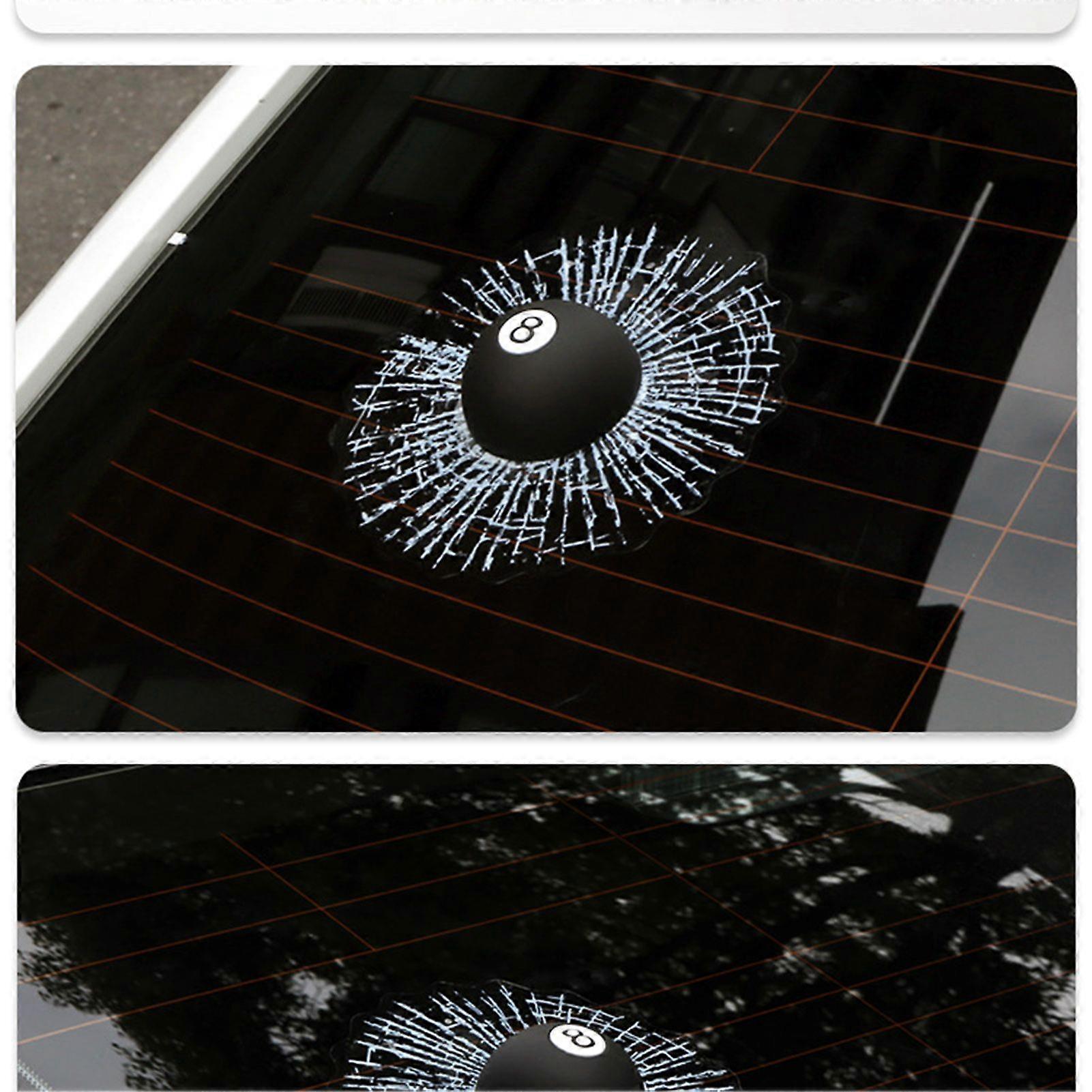 車の窓ステッカーボールヒット効果PVC EVA自動装飾