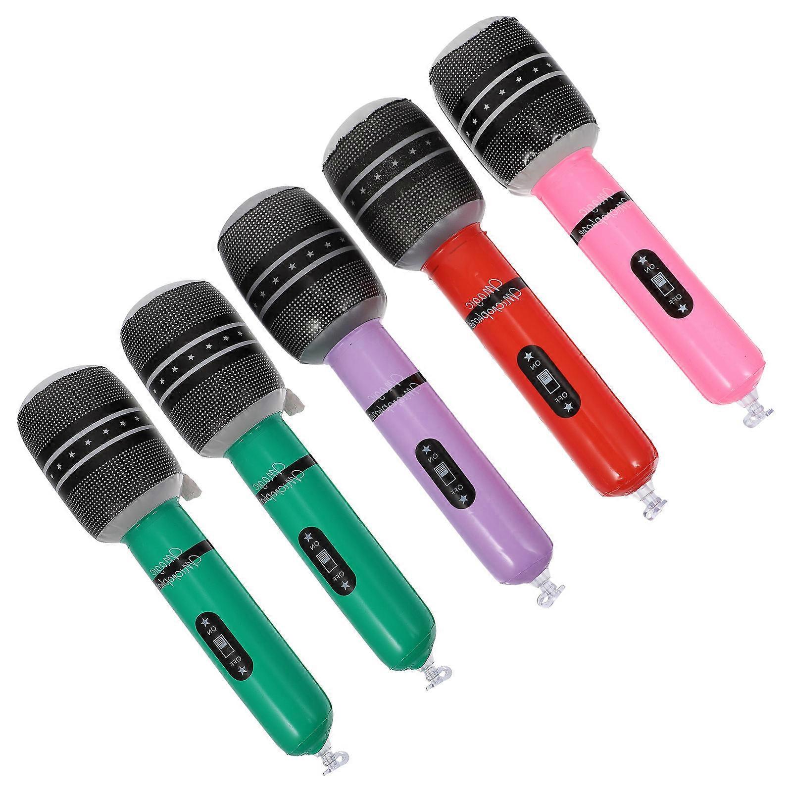 Microphone Inflatable Toy for Kids, Excellent Pool Float and Celebration Item