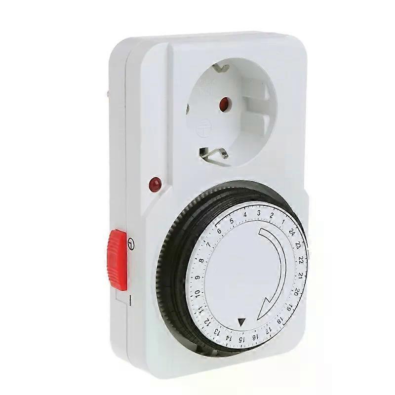 24H Mechanical Electrical EU Plug Timer Timer Power Switch Socket Energy Saving