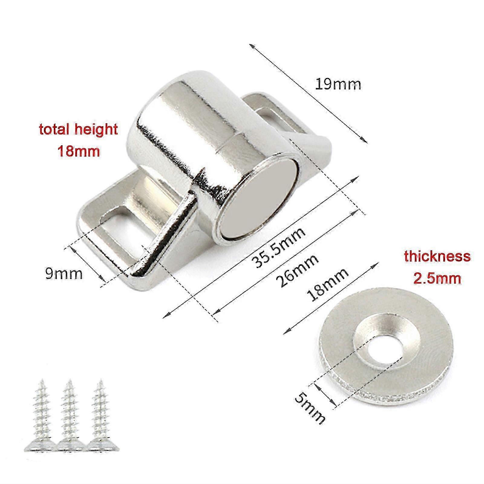 マグネットキャビネットドアキャッチ、磁気家具ドアストッパー、クローザー、ストロングスーパー