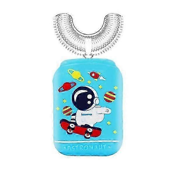 Electric U-Shape Astronaut Kids Toothbrush with Wireless Charging