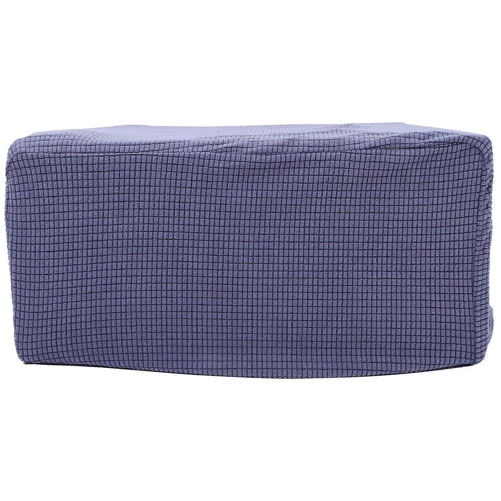 Blue Polyester Stool Cover for Protective Use Easy to Clean and Maintain Square Size