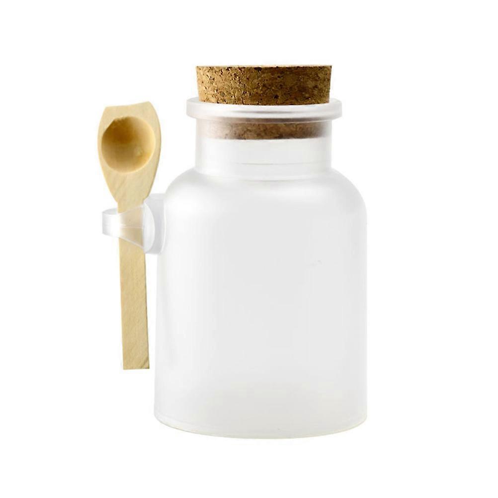 Frosted Plastic Bottles with Cork for Spice Storage ABS Material Includes 3 Sizes 100ml 200ml 300ml