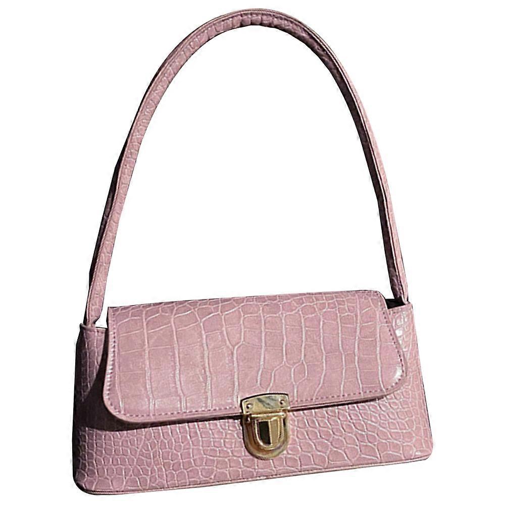 Borsa a tracolla in PU viola per donna con tracolla comoda e grande capacità 12,5 x 7,8 pollici