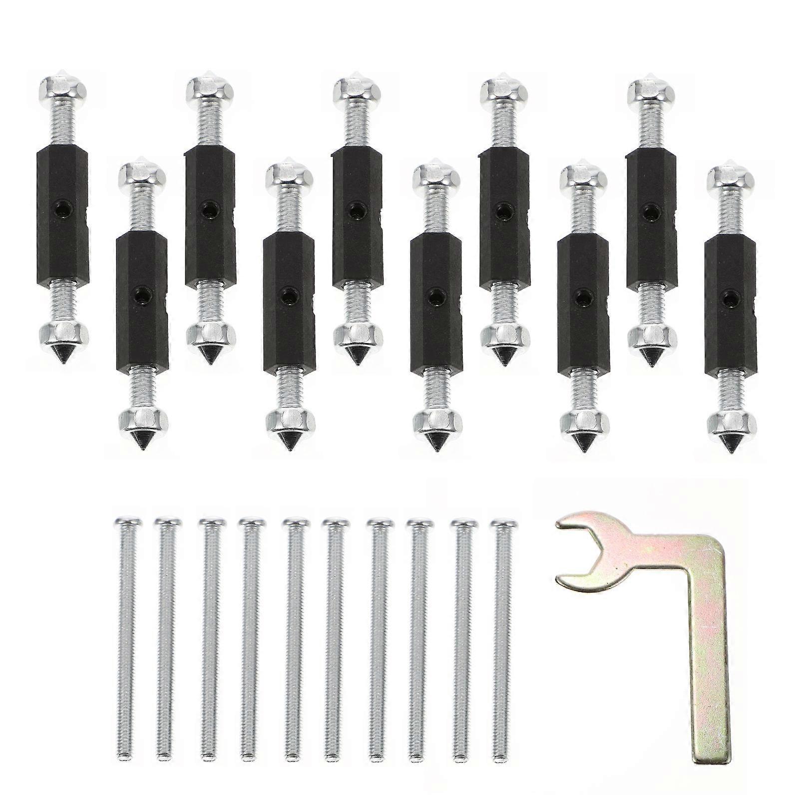 10pcs Cassette Junction Box Repair Lever with 1pc Wrench and 10pcs Screws Included