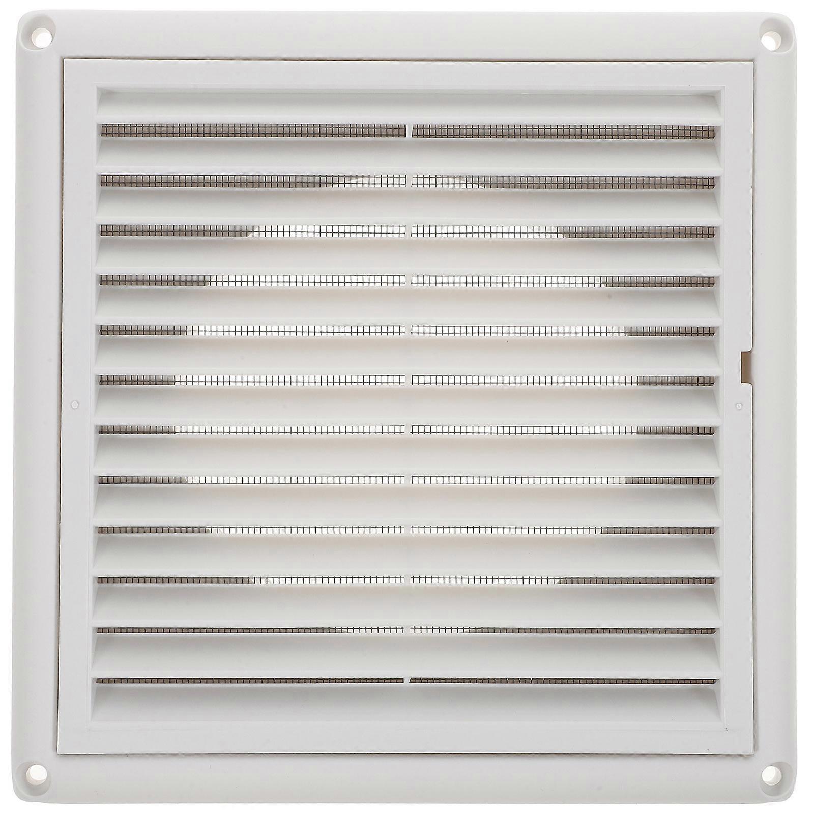Exhaust Vent Cover For Ceiling Wall And Floor Installation To Block Rain Snow And Small Animals Constructed With Durable White PP UV 1Pcs
