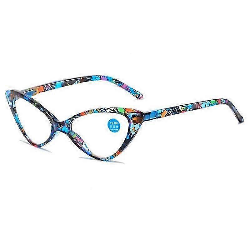 Lunettes de lecture œil de chat à la mode pour femmes et hommes, lunettes presbytes anti-lumière bleue avec cadre élégant