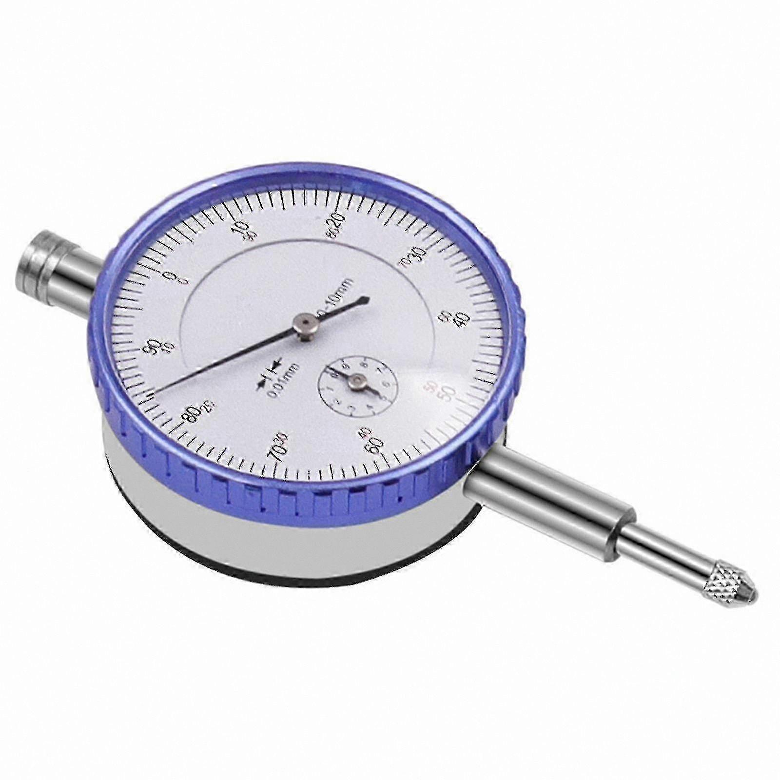 Precision Dial Indicator 0-10mm Range Steel Measuring Tool Portable Professional Quality