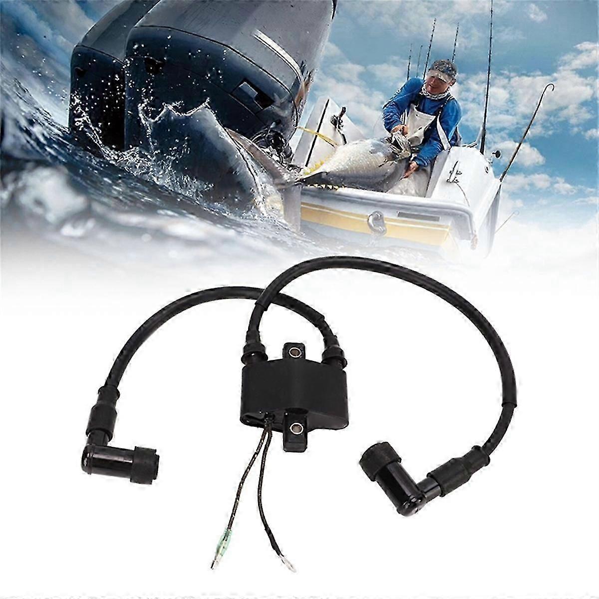 Ignition Coil 3A0-06048 for Mercury Outboard Motor Parts 25 30HP 3A0-06048-1 160643 8M0047311 with Plug Cap