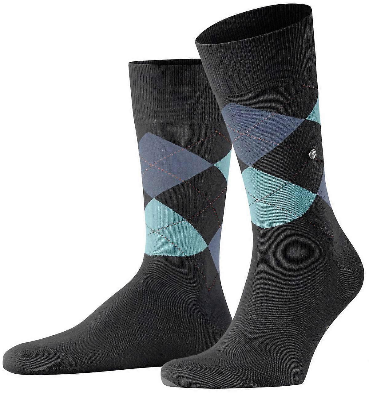 Burlington King Socks - Oil Mel Black