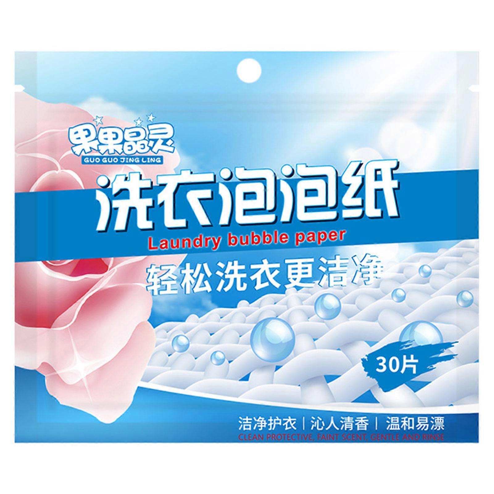 Laundry Bubble Paper Long-Lasting Freshness for All Fabrics for Apartment