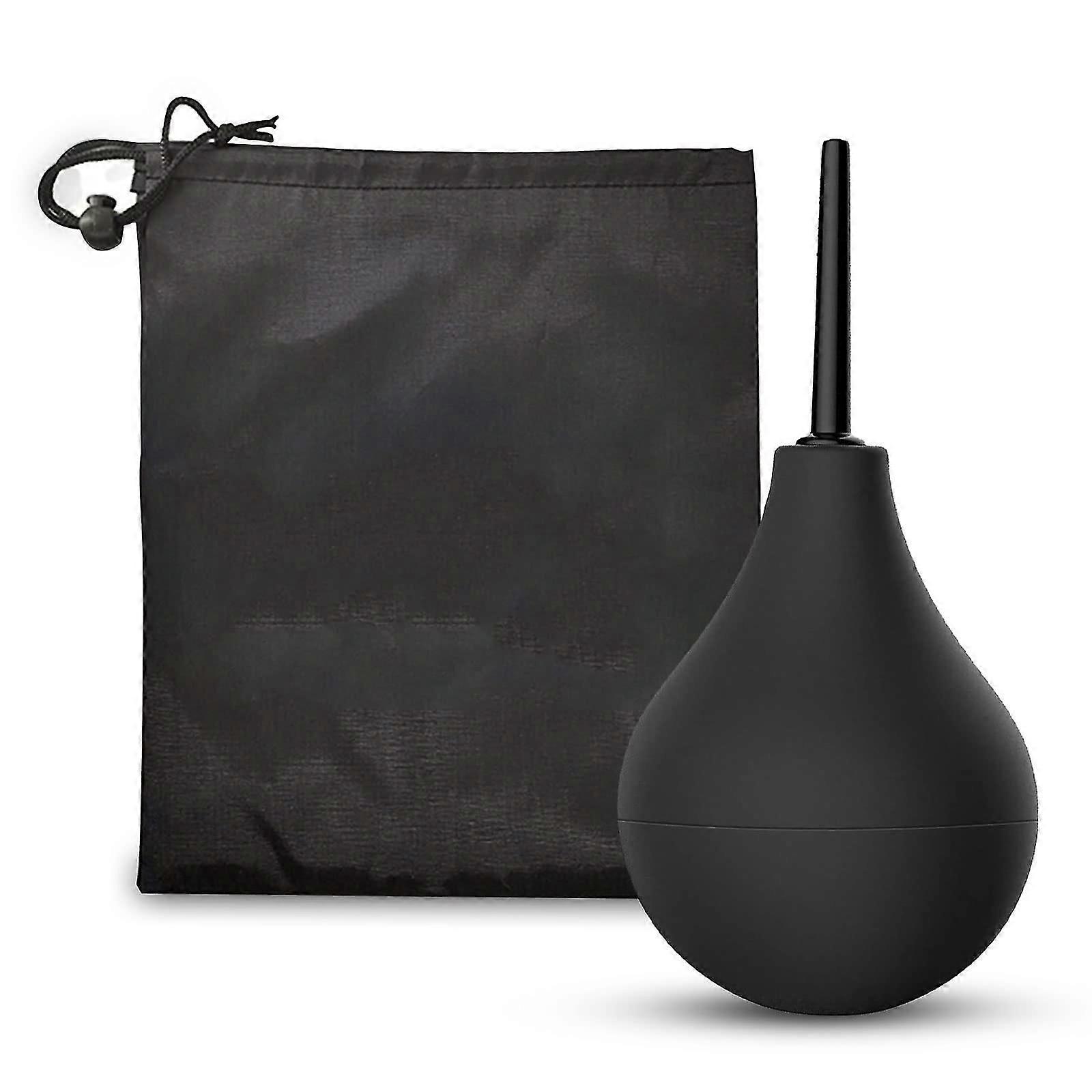 Reusable Enema Bulb Douche with Silicone Slim Nozzle for Men & Women