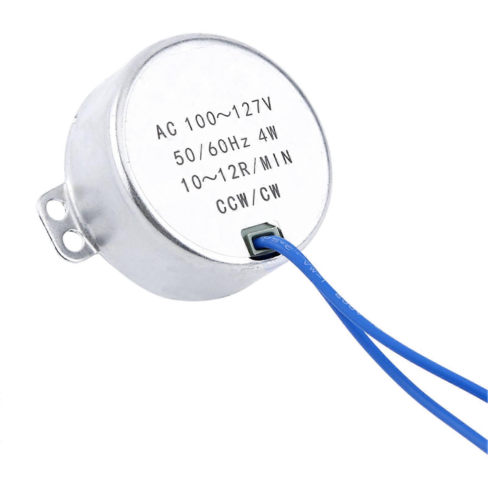 4W AC 100-127V Synchronous Geared Motor 50/60Hz CW/CCW