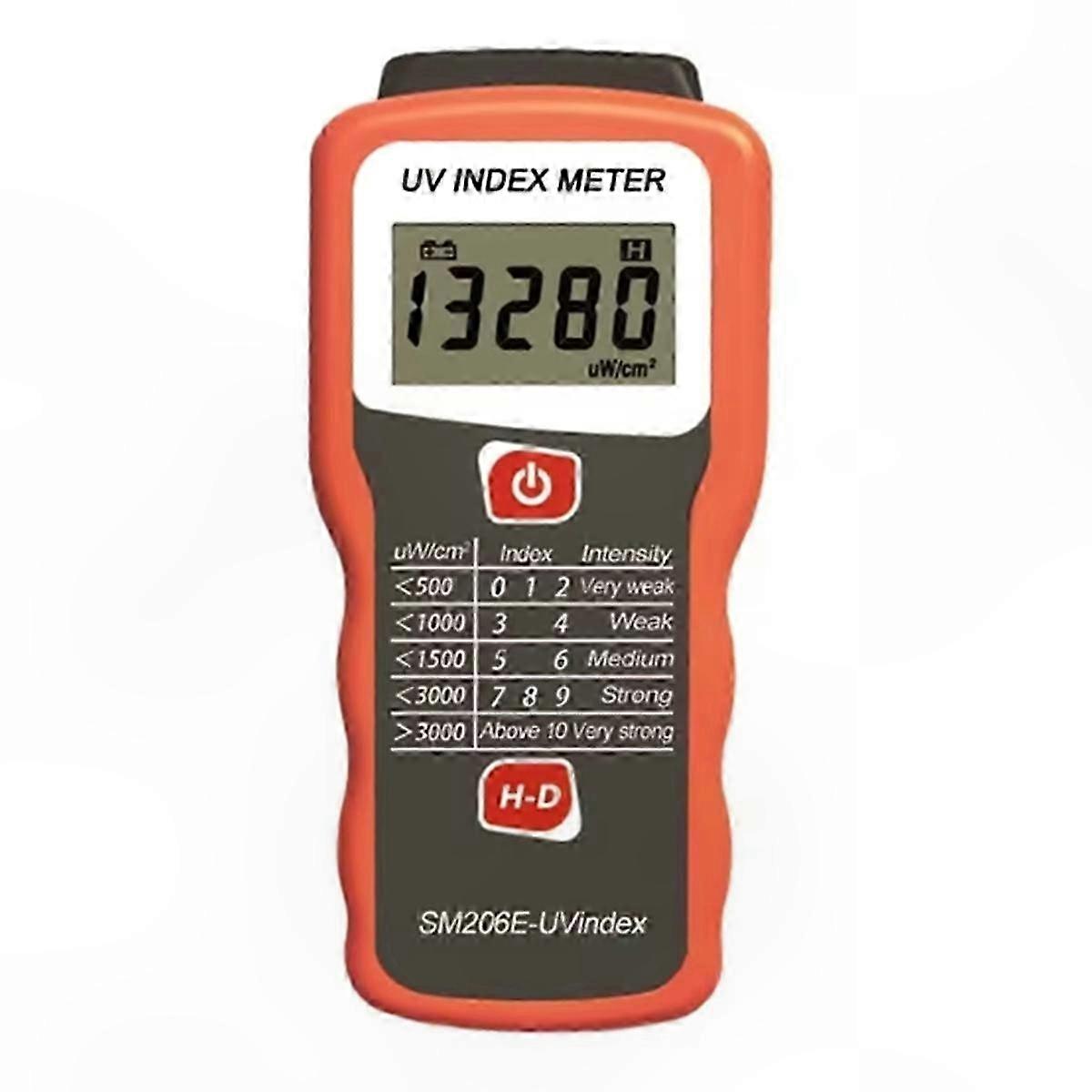 מד אינדקס UV לאור שמש וסרט סולארי חוסם UVA UVB בודק קרינת כלי דיגיטלי נייד