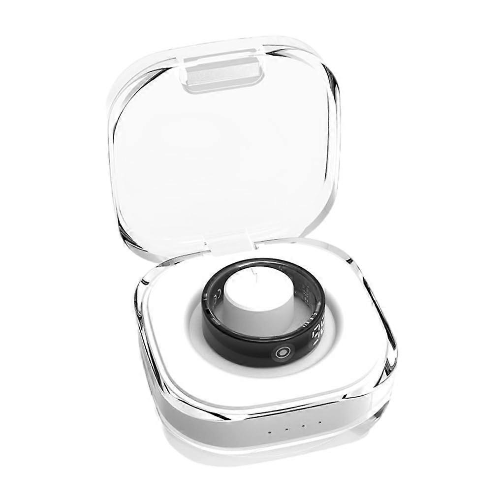 Smart Ring Fitness Tracker With Touch Control, Multi Sport Modes, Stainless Steel, Sizes SXL, iOS/Android Compatible