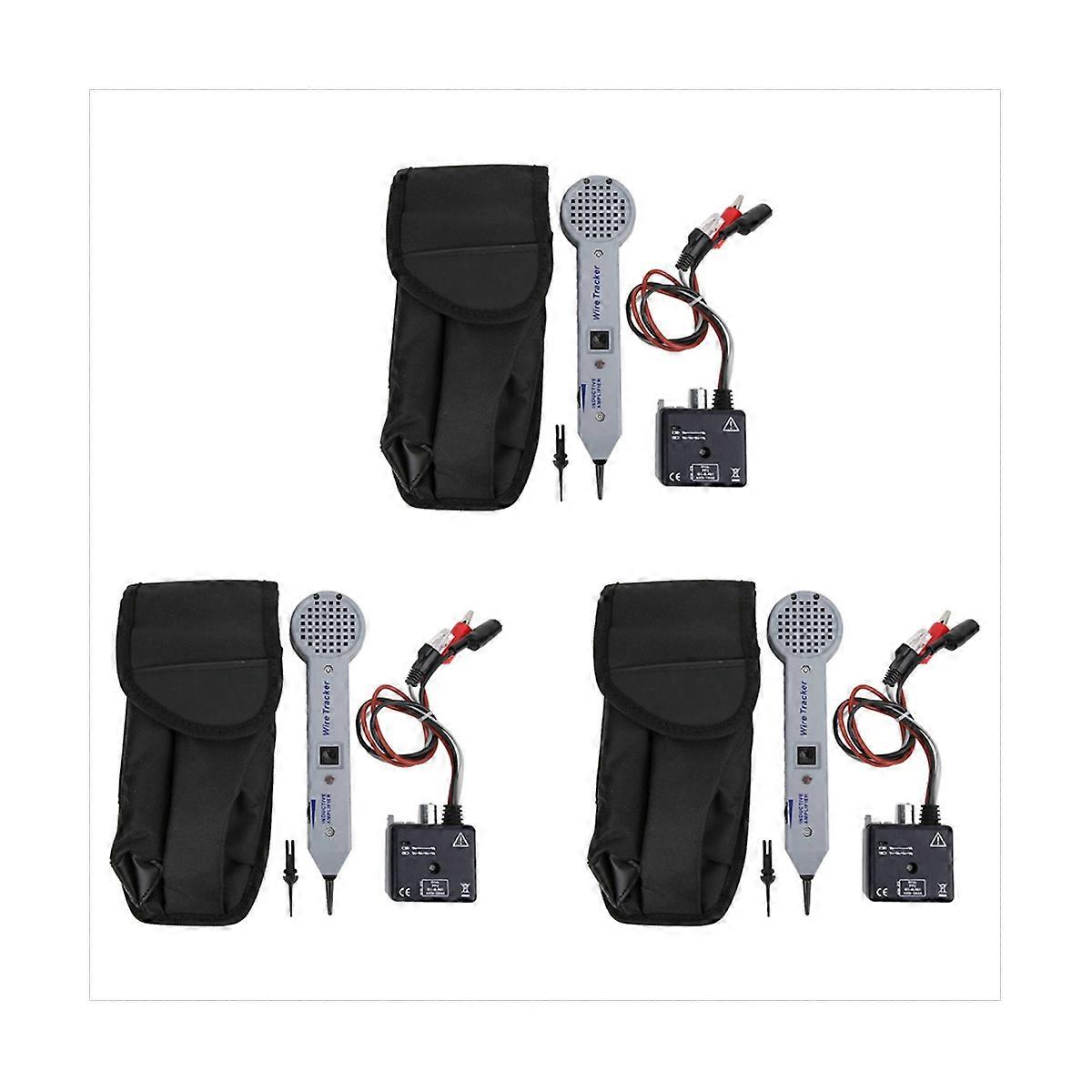 3X Wire Tracer Circuit Tester 200EP High Accuracy Cable Tone Generator Inductive Amplifier and Probe