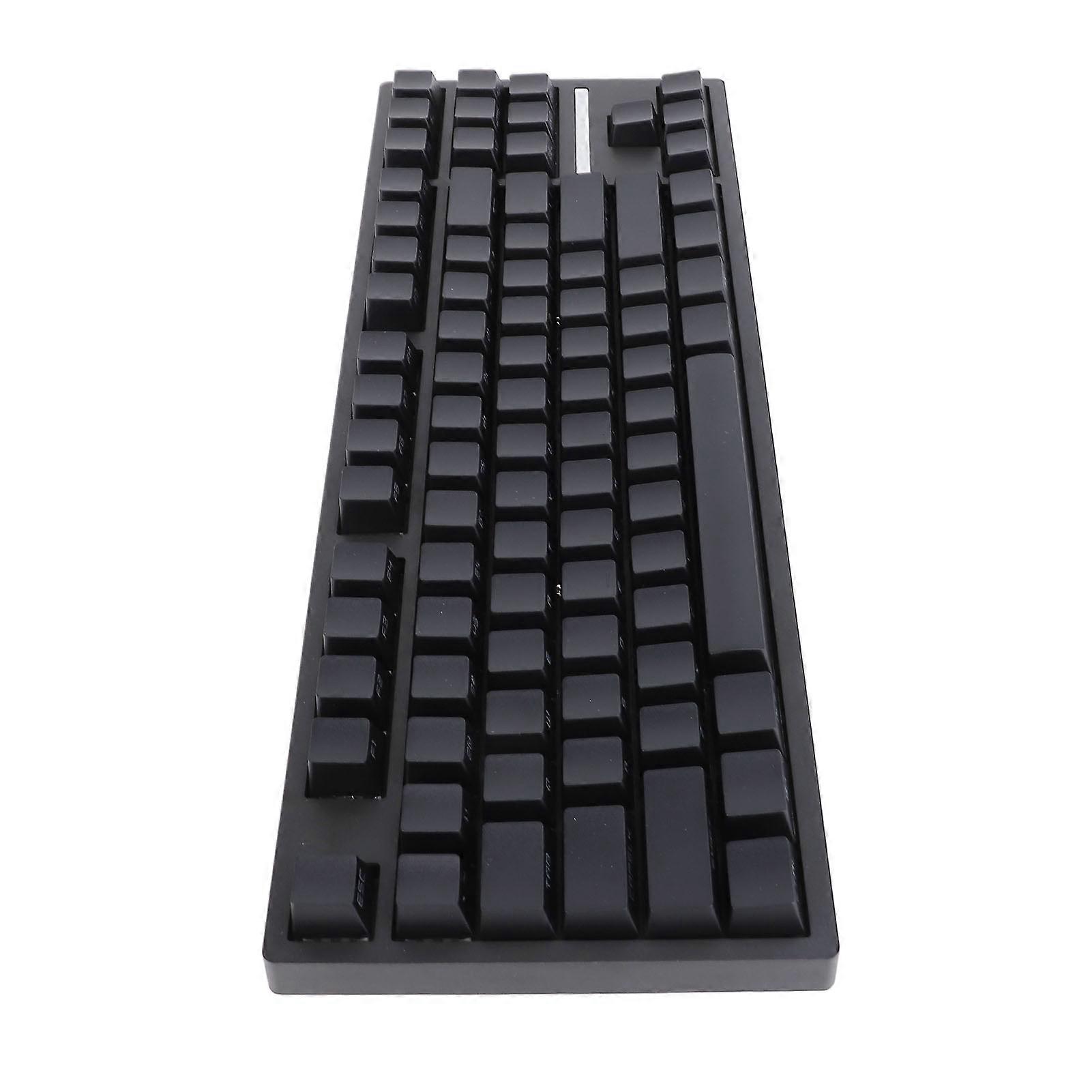 87-Key Mechanical Keyboard Red Switch RGB Wireless Bluetooth Black