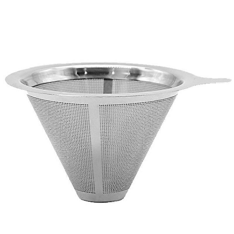 Stainless Steel Coffee Filter Multipurpose Double Layer Filters Funnel Reusable Coffee Brew Tools