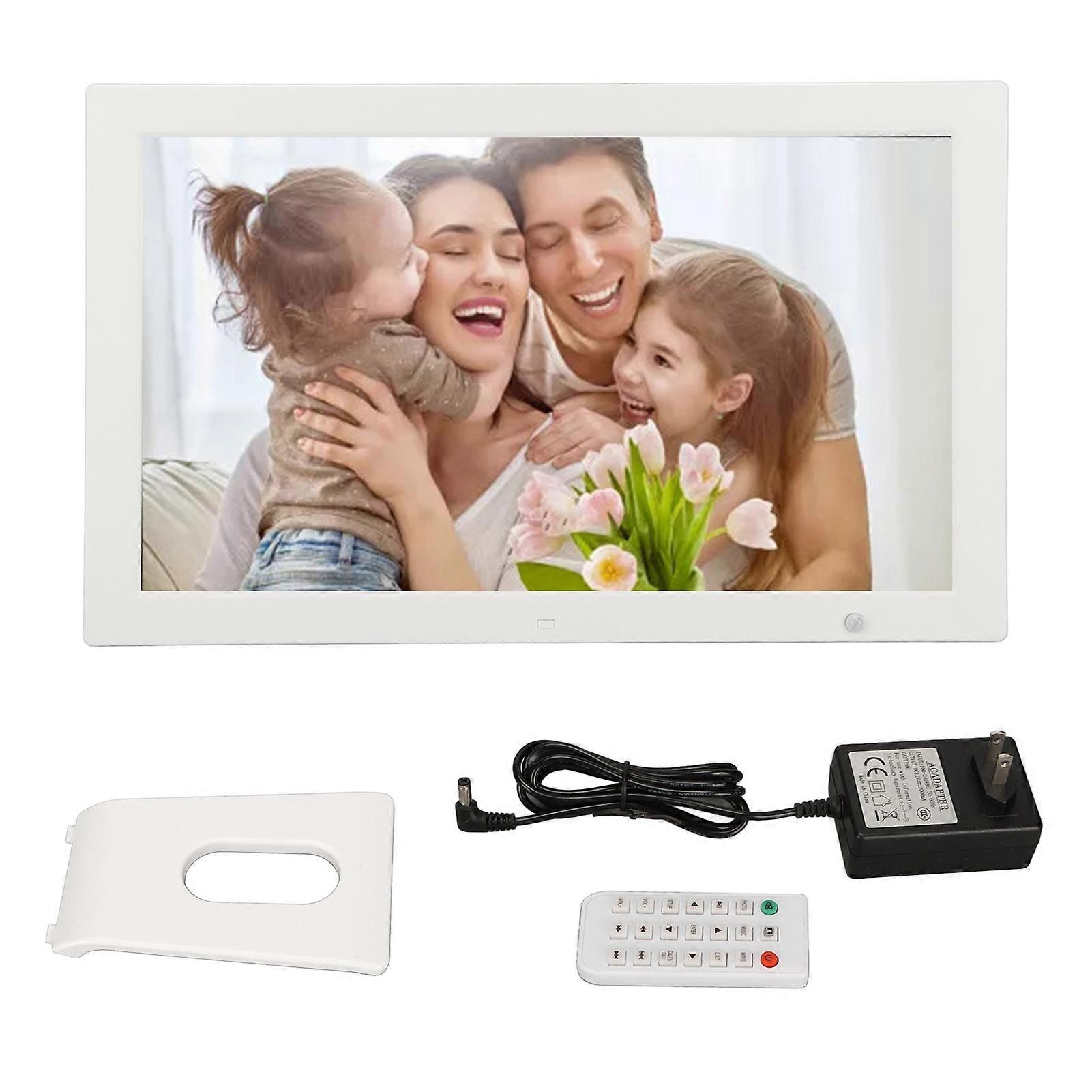 18.5" HD Digital Photo Frame with Human Body Induction, Remote Control, US Plug