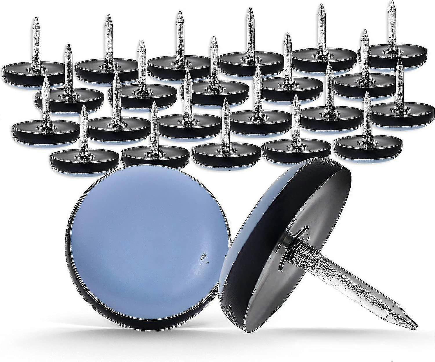 Furniture casters, 24-piece set, ultra-smooth, noise-reducing, durable and floor-protecting